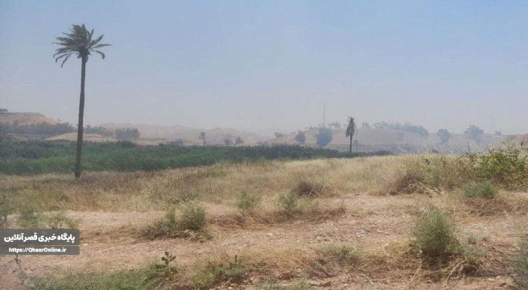 ورود سامانه ناپایدارگردوخاک به شهرستان قصرشیرین