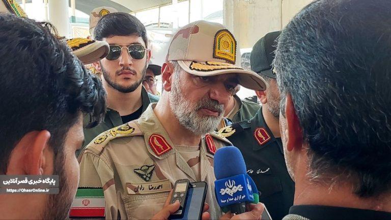 سرکشی سردار رادان فرمانده کل نیروانتظامی از مرز خسروی