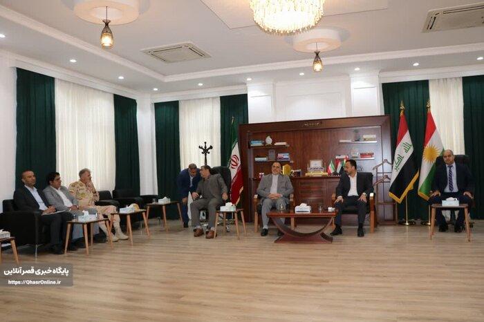 نشست ۲ جانبه به منظور بررسی راهکارهای توسعه مبادلات در مرز پرویزخان