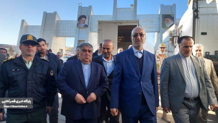 بازدید استاندار کرمانشاه از پروژهها و بررسی مشکلات شهرستان قصرشیرین