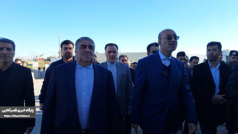 استاندار کرمانشاه با نماینده مردم در مجلس از مرز پرویزخان بازدید کردند