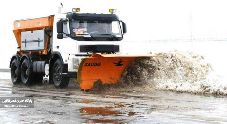 برفروبی ۷ هزار کیلومتر از جادههای کرمانشاه