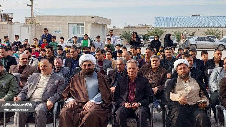 زنگ انقلاب در مدرسه شاهد شهدای روندی شهرستان قصرشیرین نواخته شد