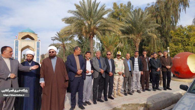 رژه خودروسواران همزمان با فرارسیدن دهه فجر در قصرشیرین برگزار شد.