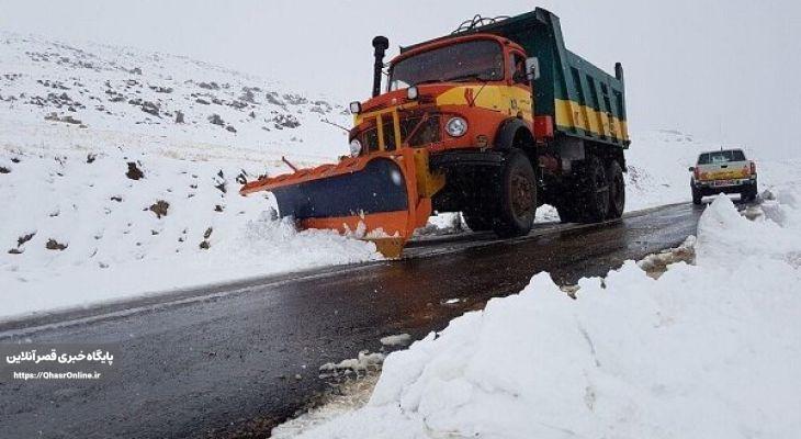 انجام ۱۵ هزار کیلومترباند برفروبی در کرمانشاه
